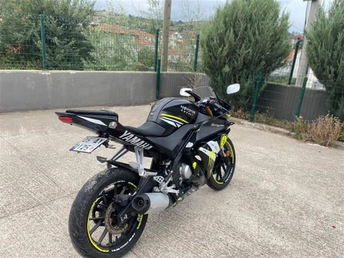 Yamaha YZF R125 Sticker Etiket Modeli