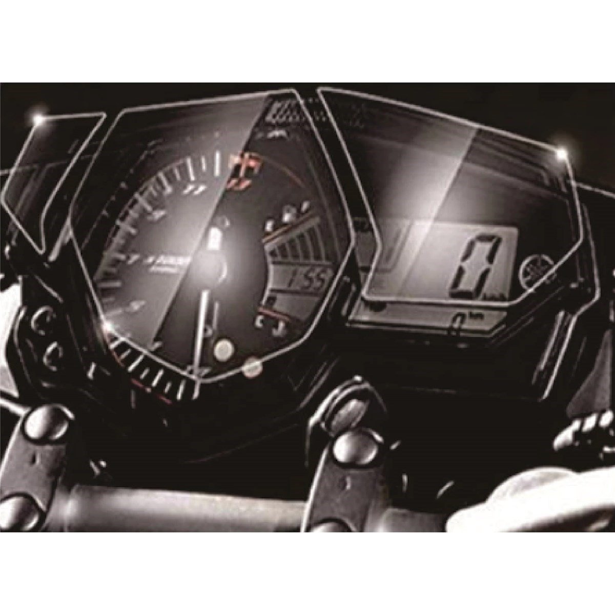 Yamaha YZF-R25 2014-2018 Kasa Uyumlu Gösterge Ekran Koruyucu Cam Sticker Etiket