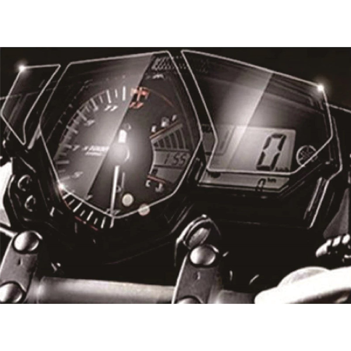 Yamaha YZF-R25 2014-2018 Kasa Uyumlu Gösterge Ekran Koruyucu Cam Sticker Etiket