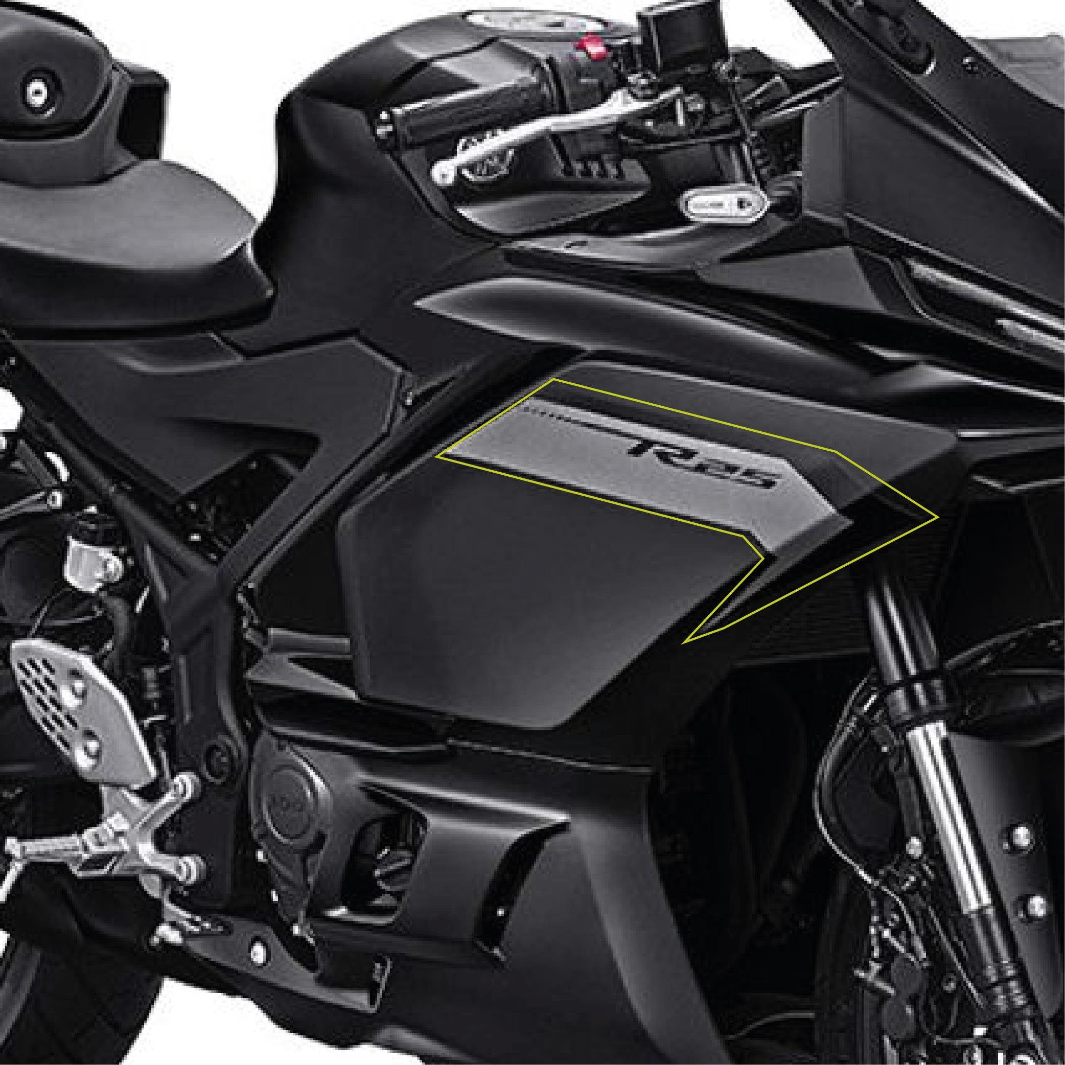 MotosikletYamaha YZF R25 2025 Model Orjinal Sağ Yan Grenaj Sticker