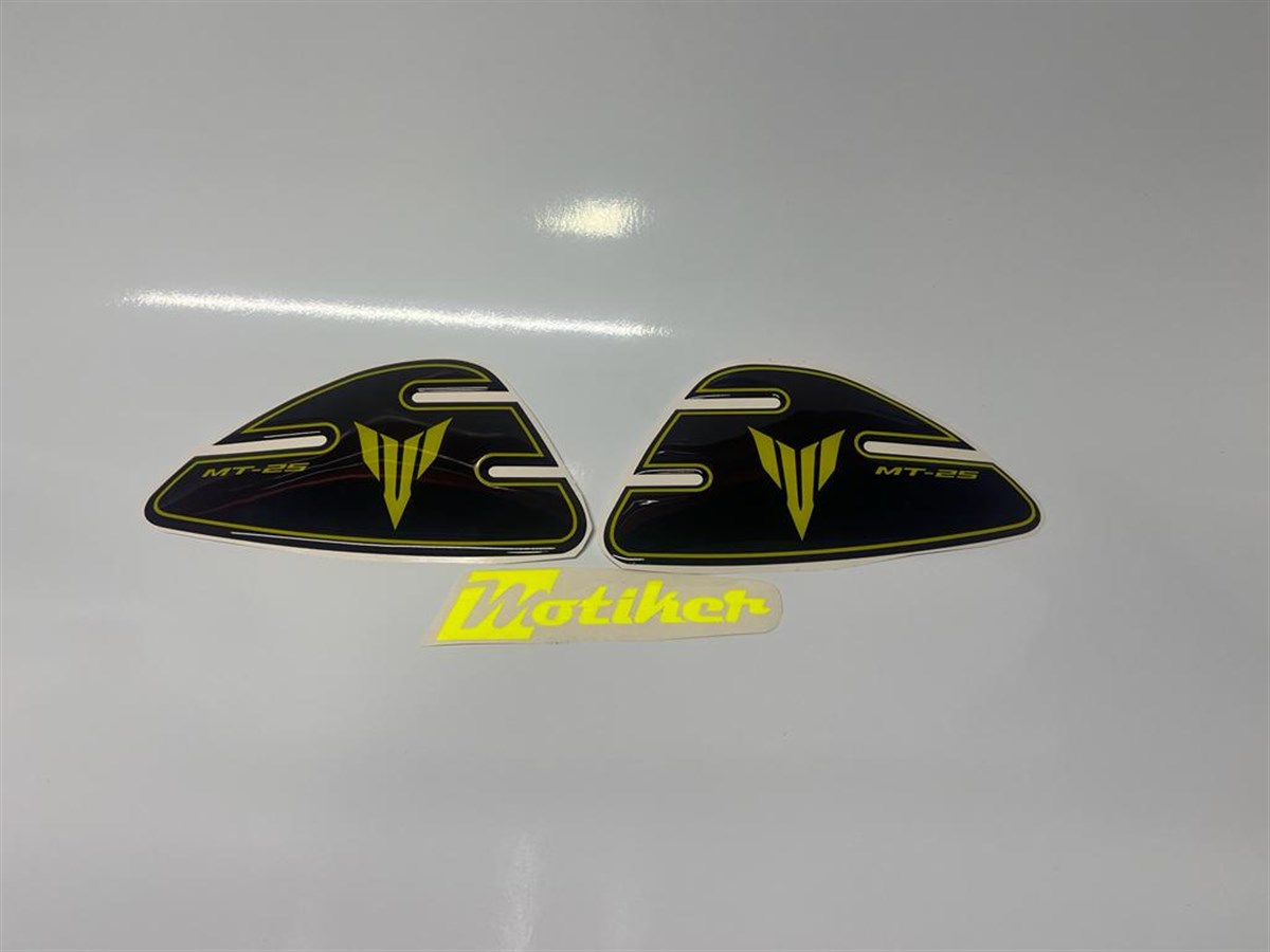 Yamaha YZF R25 Depo Yan Diz Pad Damla Sticker Modeli