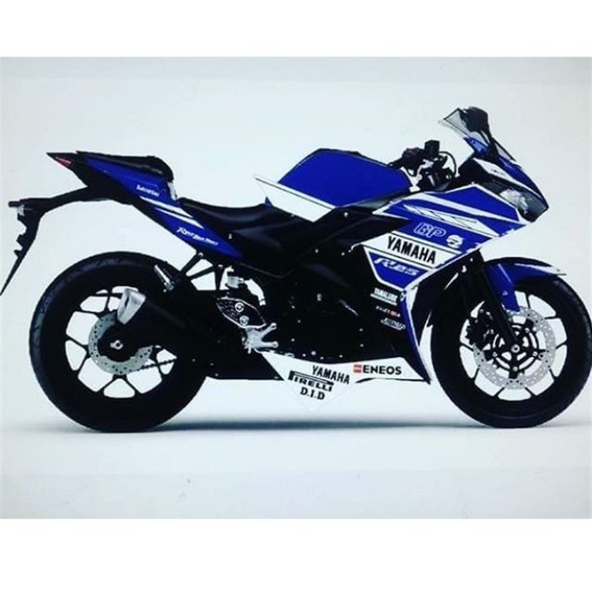 Yamaha YZF-R25 GP Sticker Etiket Modeli
