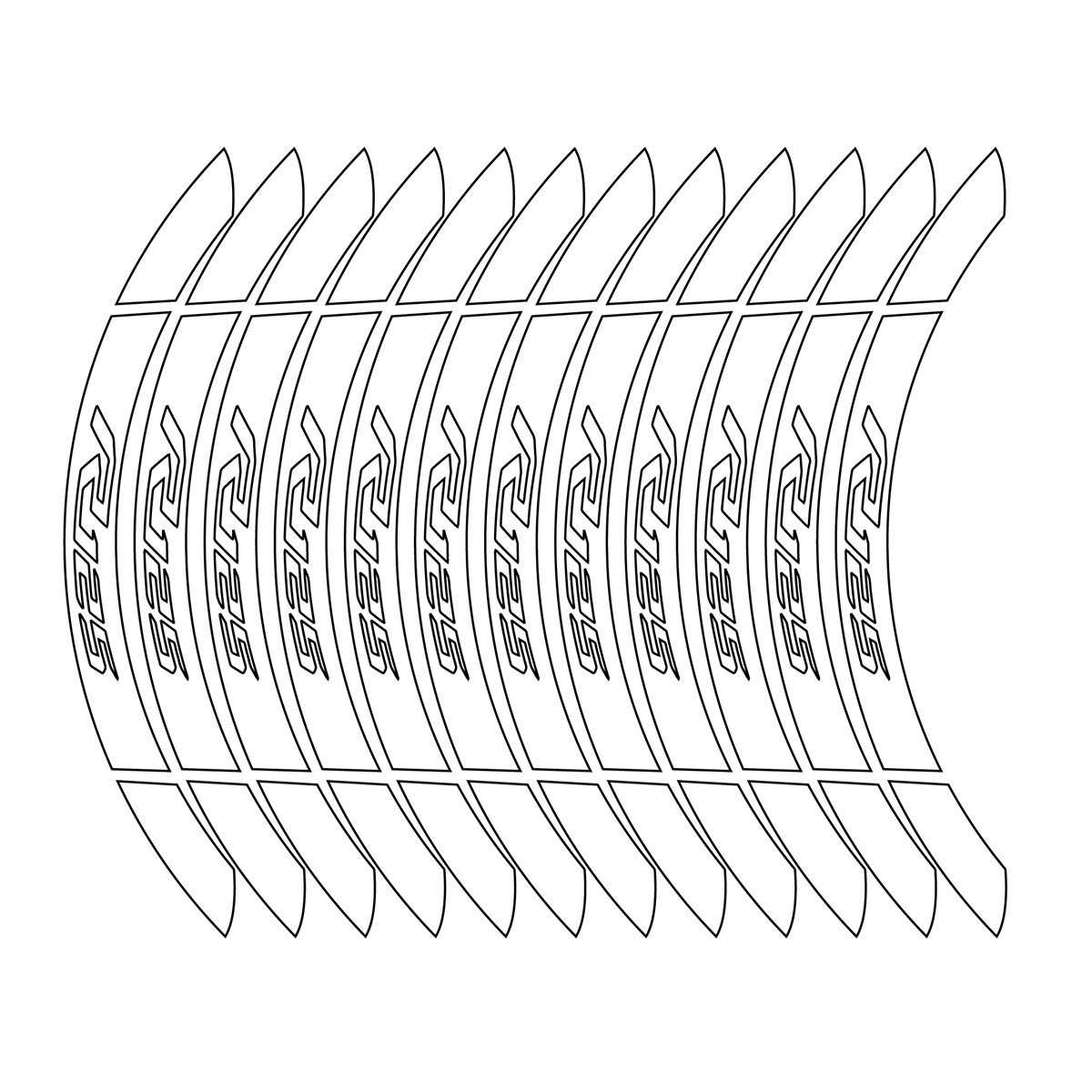 Yamaha YZF R25 İç Dış Jant Sticker