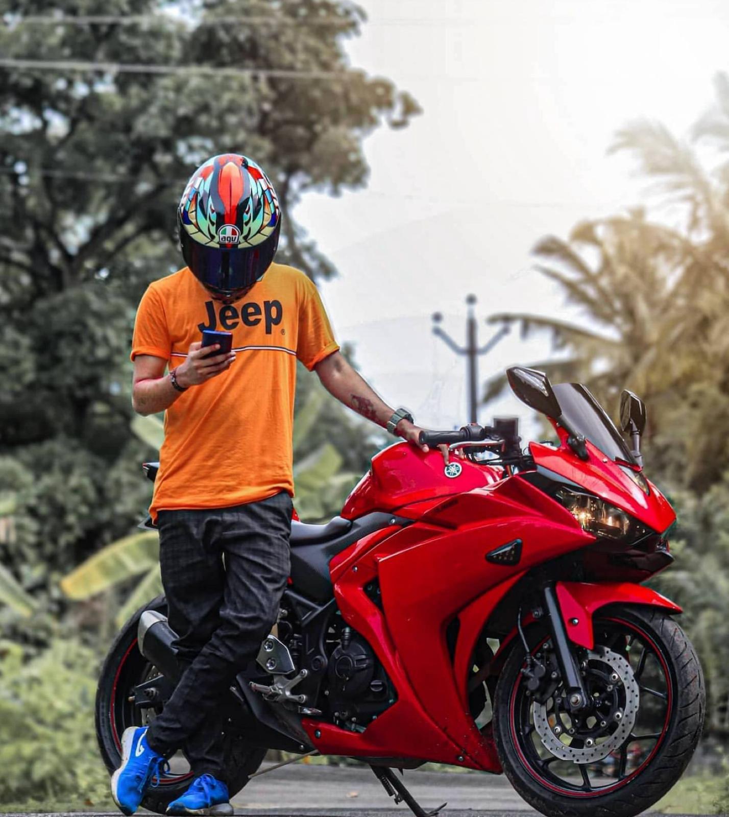 Motosiklet Kaplama Yamaha YZF-R25 Kırmızı Motosiklet Kaplaması 