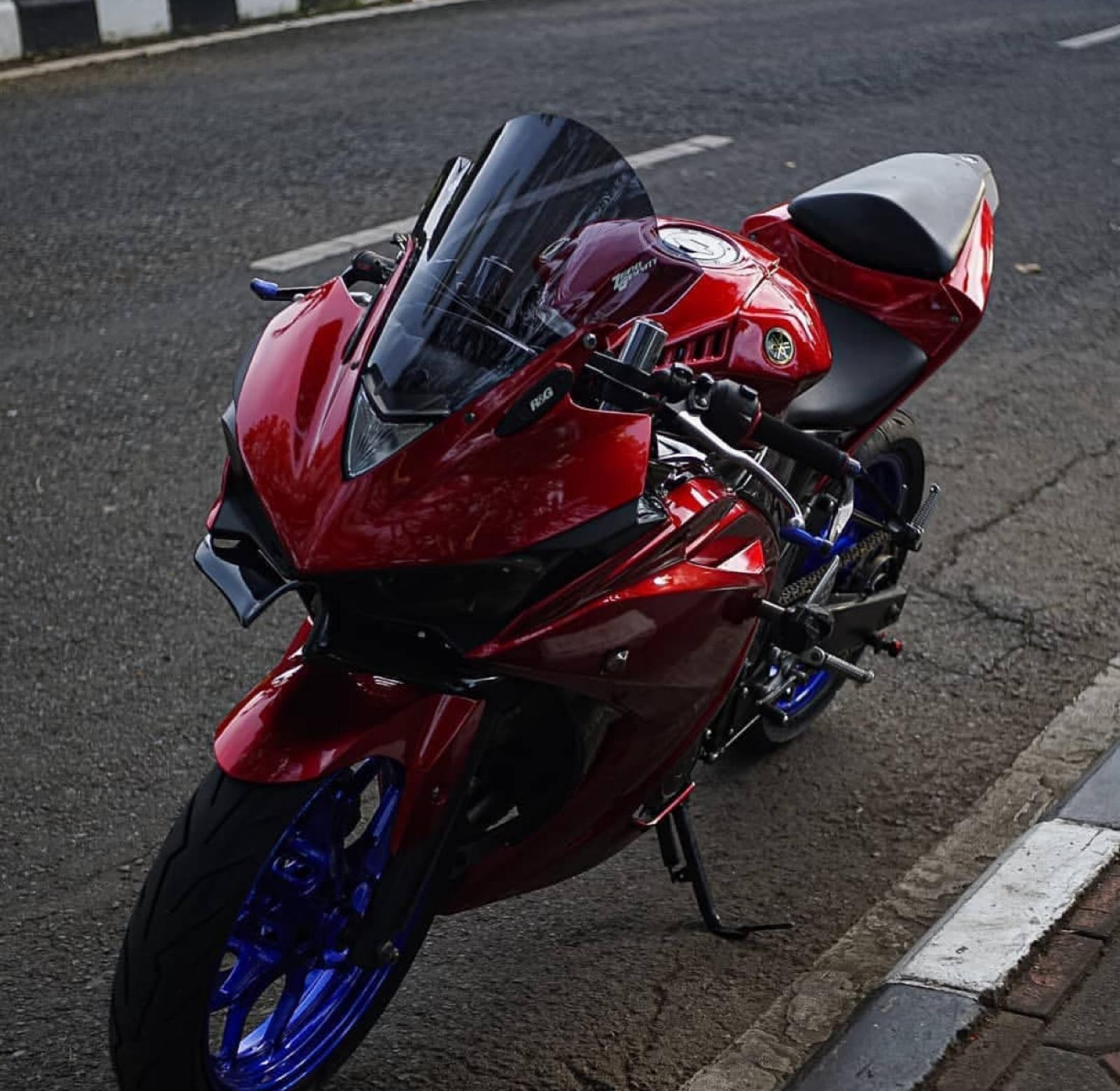 Motosiklet Kaplama Yamaha YZF-R25 Kırmızı Motosiklet Kaplaması 