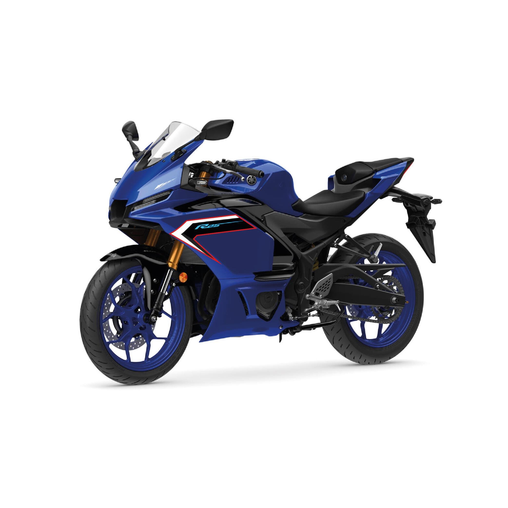 MotosikletYamaha YZF R25 Mavi 2025 Model Orjinal Sol Yan Grenaj Sticker