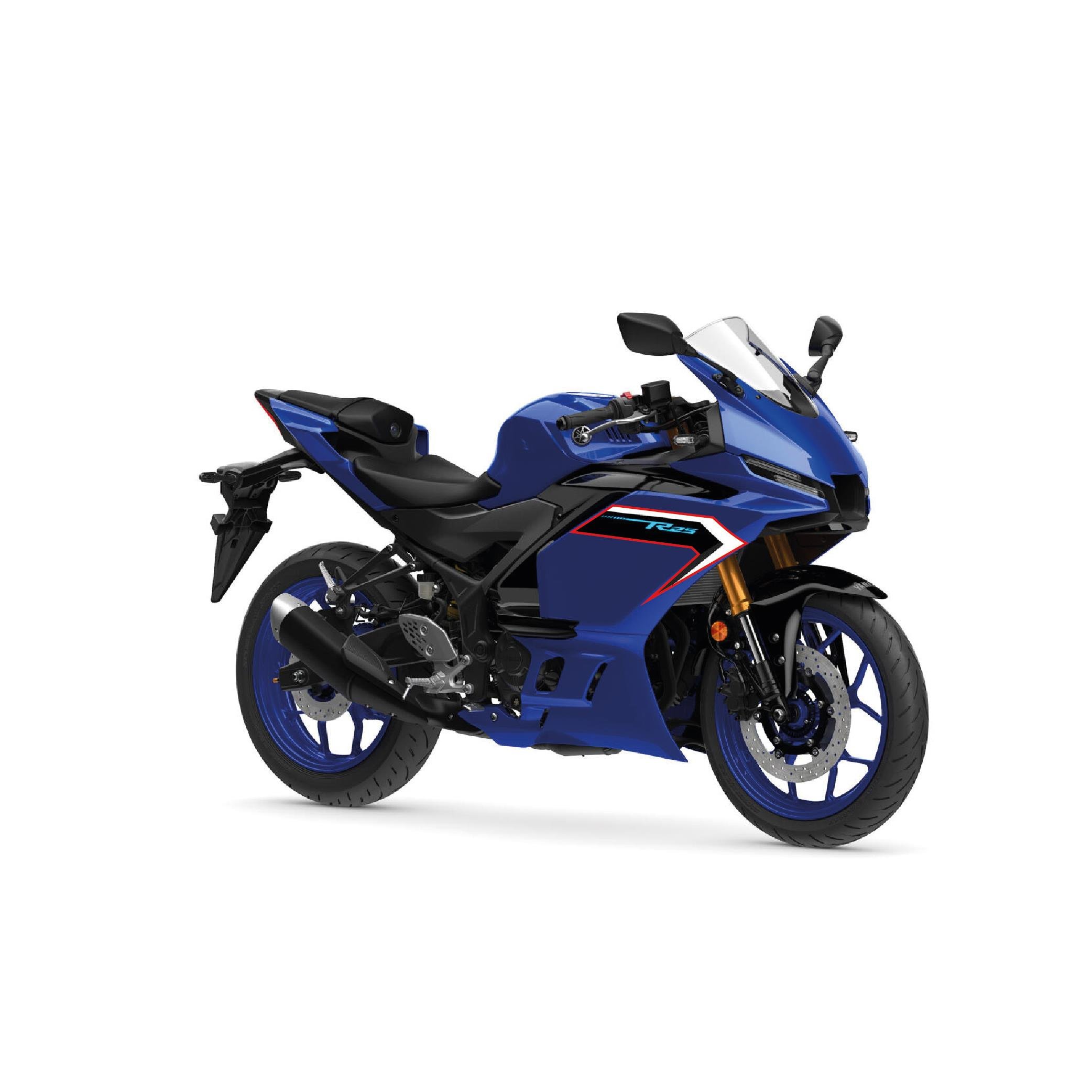 MotosikletYamaha YZF R25 Mavi 2025 Model Orjinal Sağ Yan Grenaj Sticker