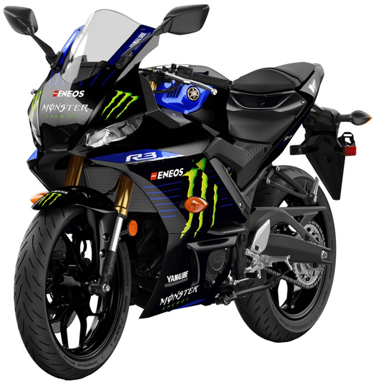 Yamaha YZF-R25 Monster Orjinal Sticker Etiket Modeli