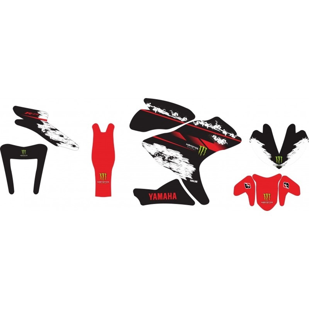 Yamaha YZF R25 Monster  Sticker Tasarım