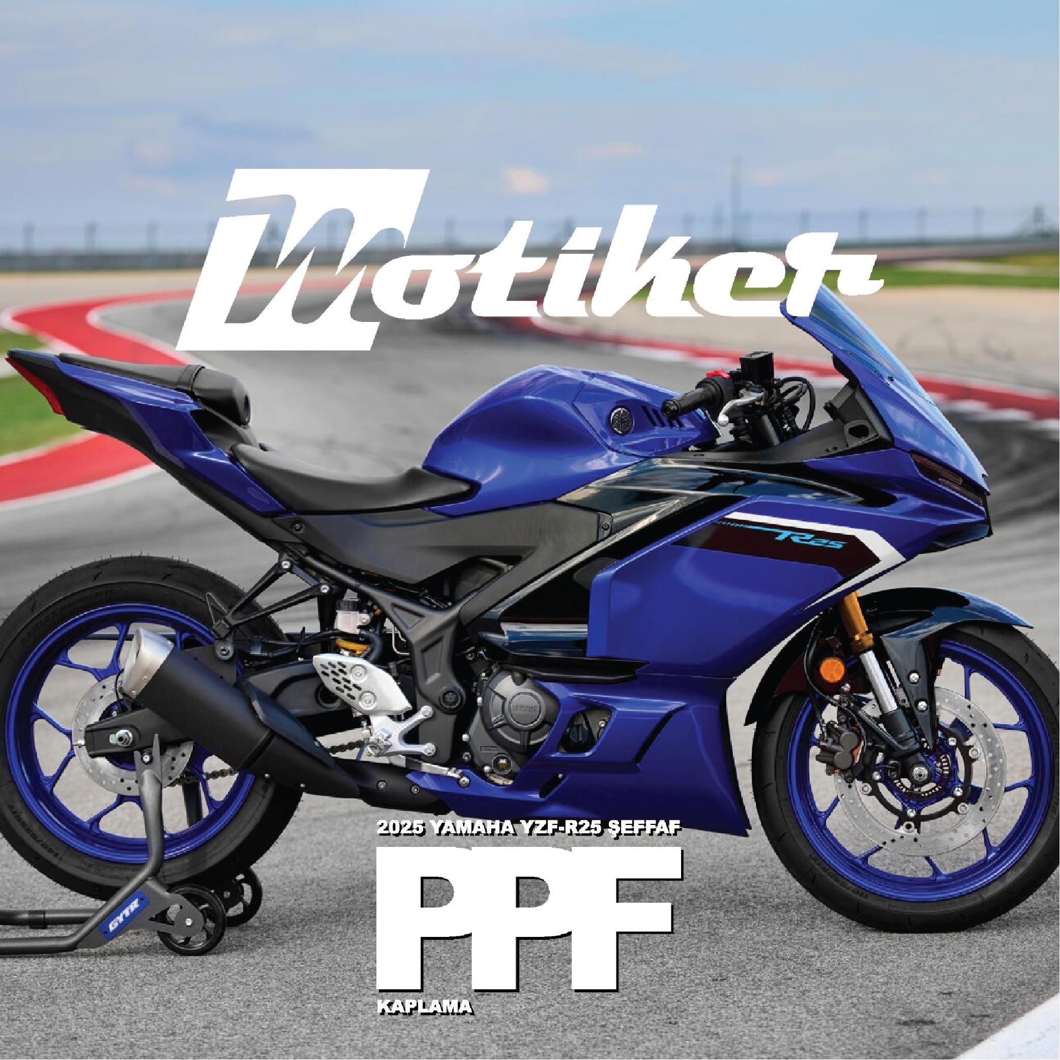 Seffaf Motosiklet KaplamasiYamaha YZF R25 Motosiklet PPF Kaplama 