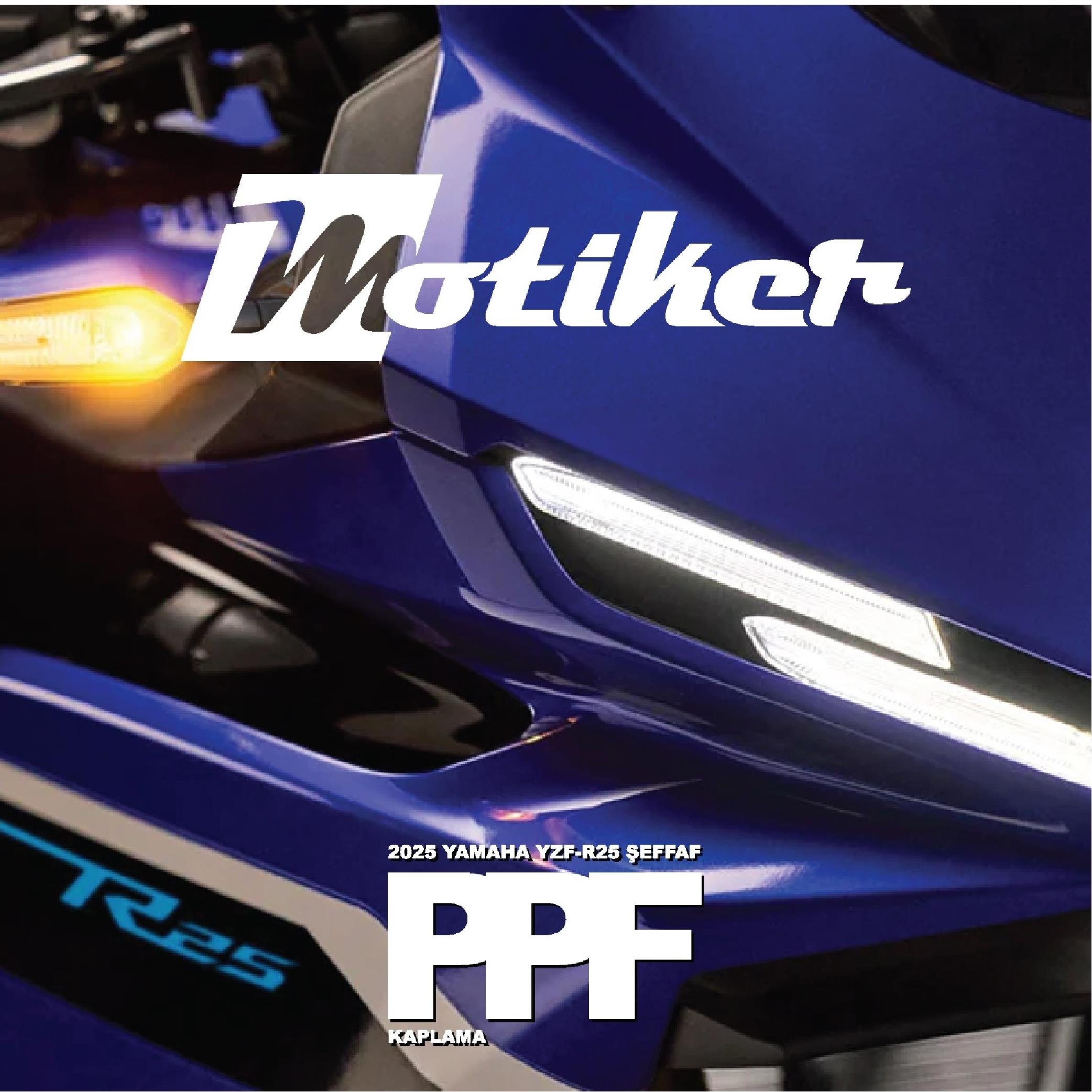 Seffaf Motosiklet KaplamasiYamaha YZF R25 Motosiklet PPF Kaplama 