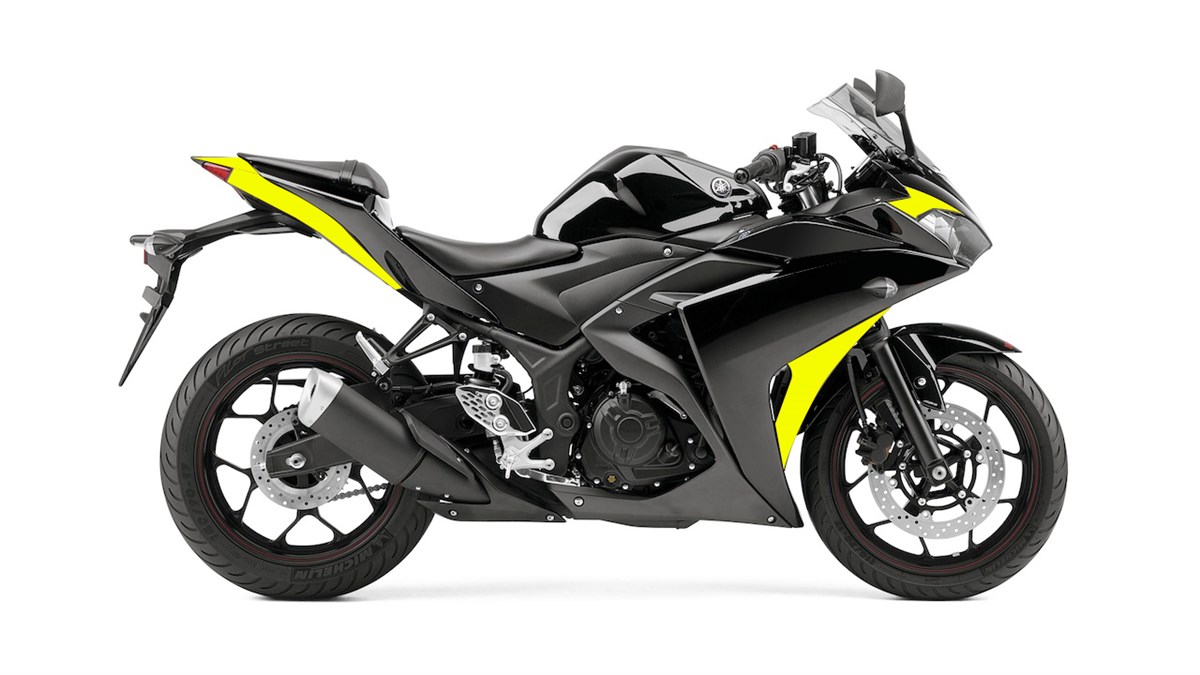 Yamaha YZF R25 Parça Sticker Etiket Modeli 
