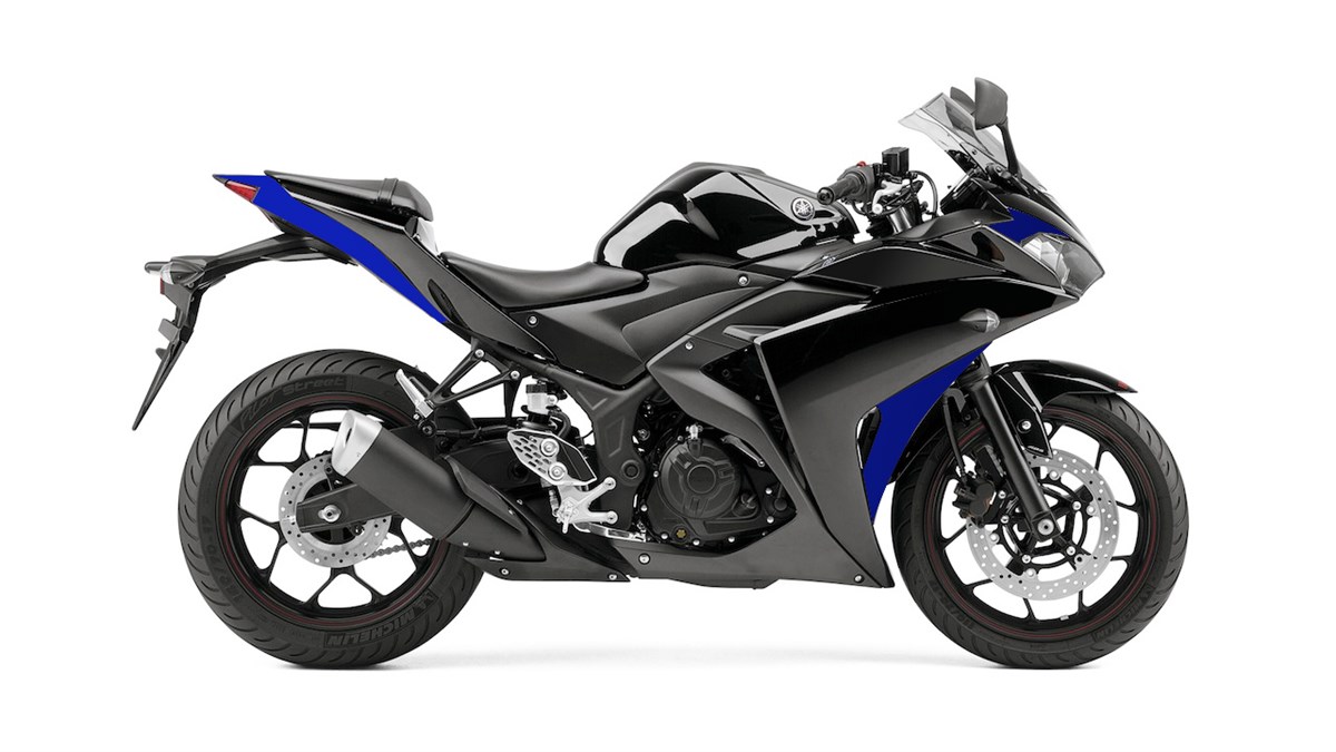 Yamaha YZF R25 Parça Sticker Etiket Modeli 