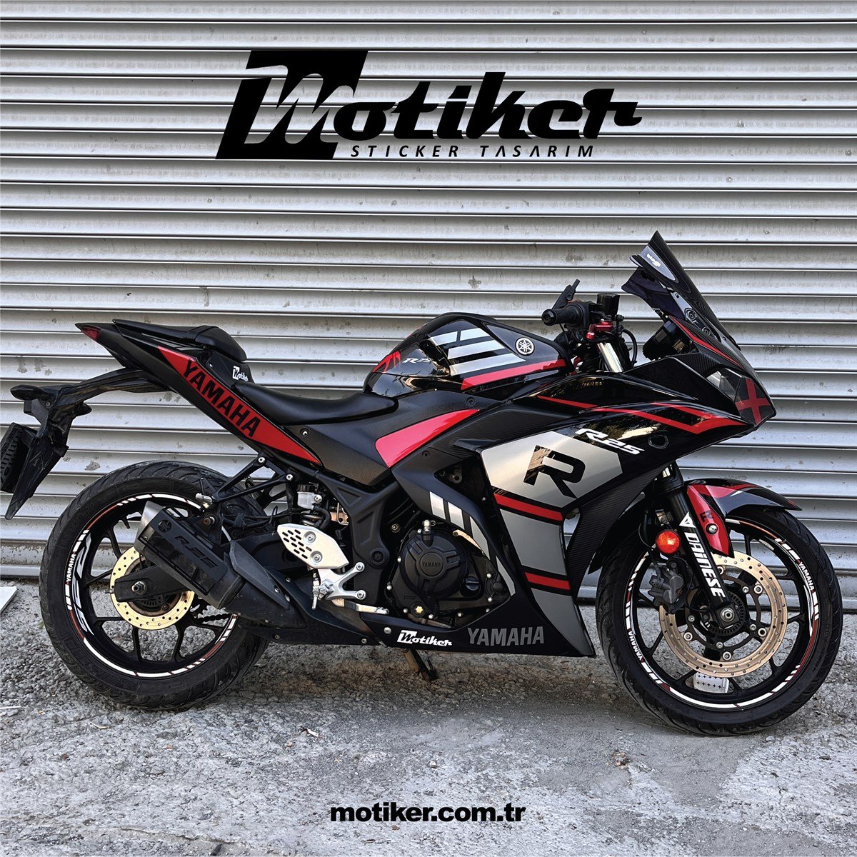 Yamaha YZF-R25 R-Design Parantez Modeli ( Gri Motor Üzeri )