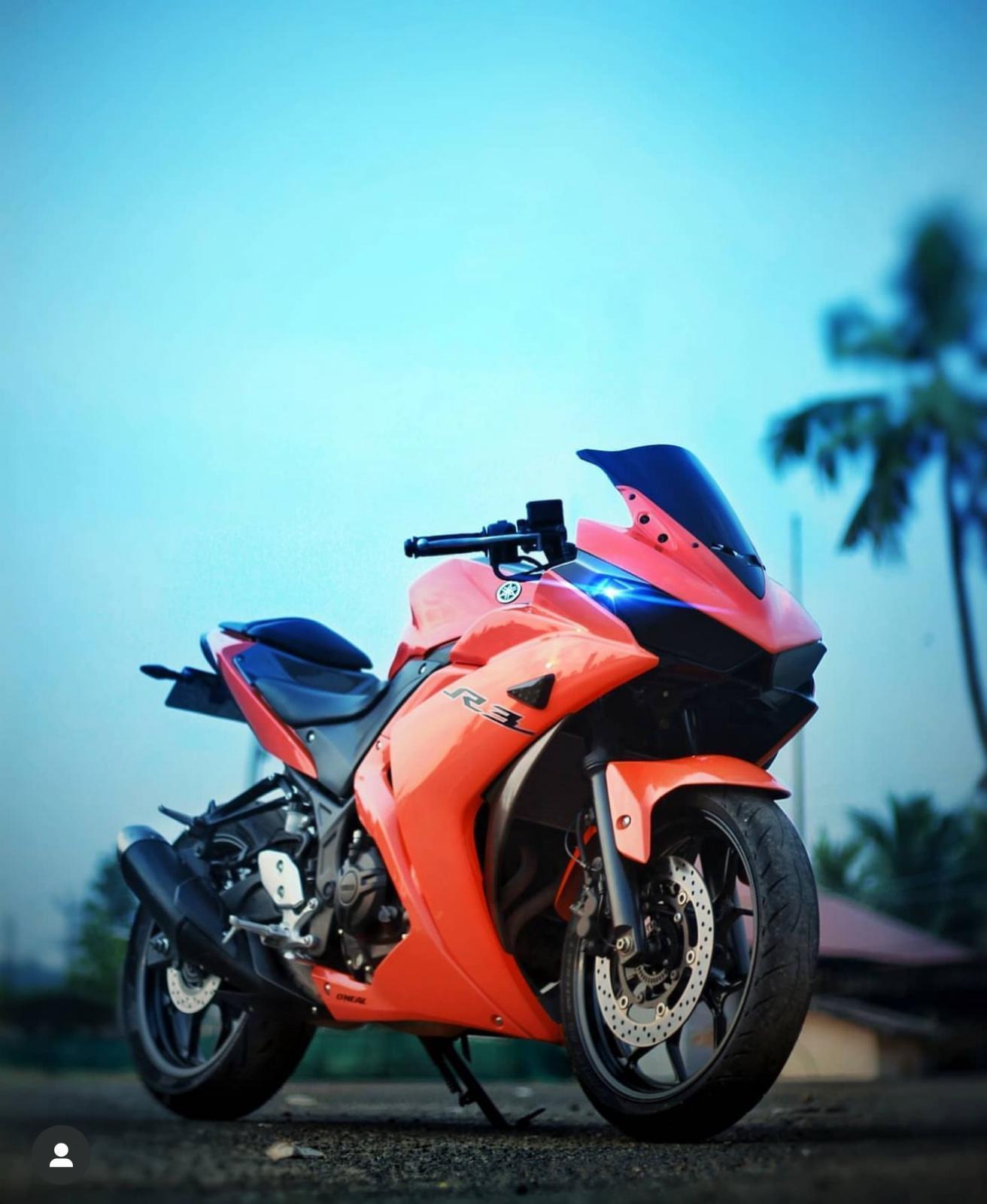 Motosiklet Kaplama Yamaha YZF-R25 Turuncu Motosiklet Kaplaması 