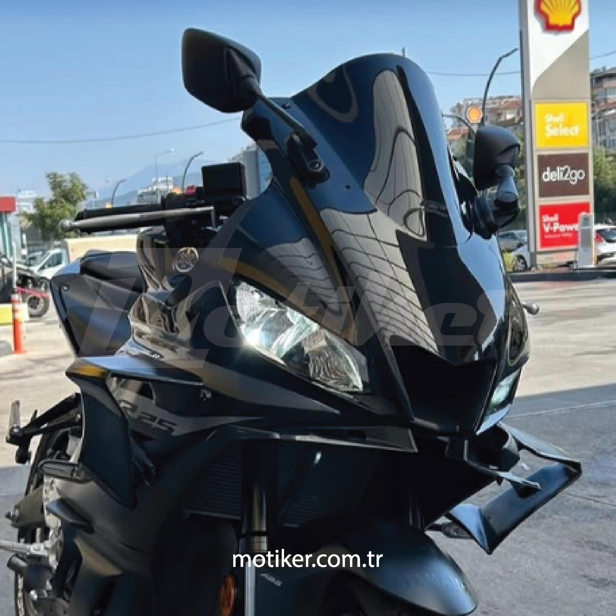 3D AksesuarYamaha YZF-R25 Winglet Aksesuar Boyasız 3D Baskı 