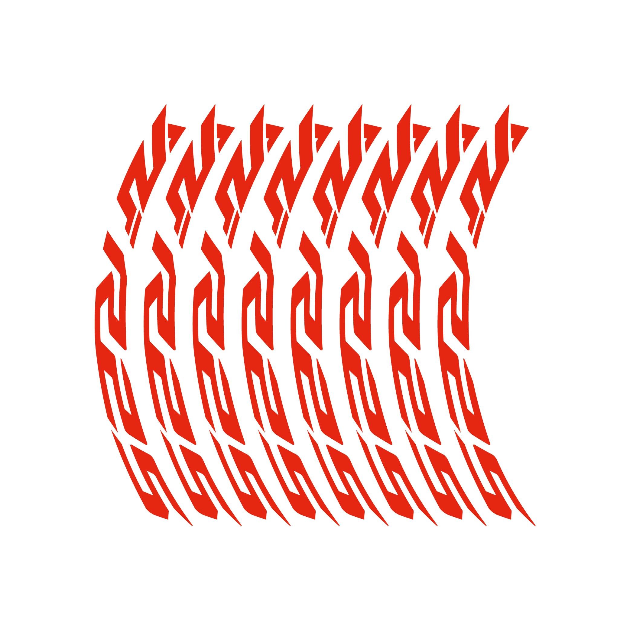 MARKA & MODEL Yamaha Yzf R25 Yazılı 8Li Jant İçi Yazı Sticker Etiket Neon Turuncu