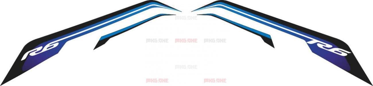 Yamaha YZF R6 Orjinal Tasarım Sticker Etiket Modeli