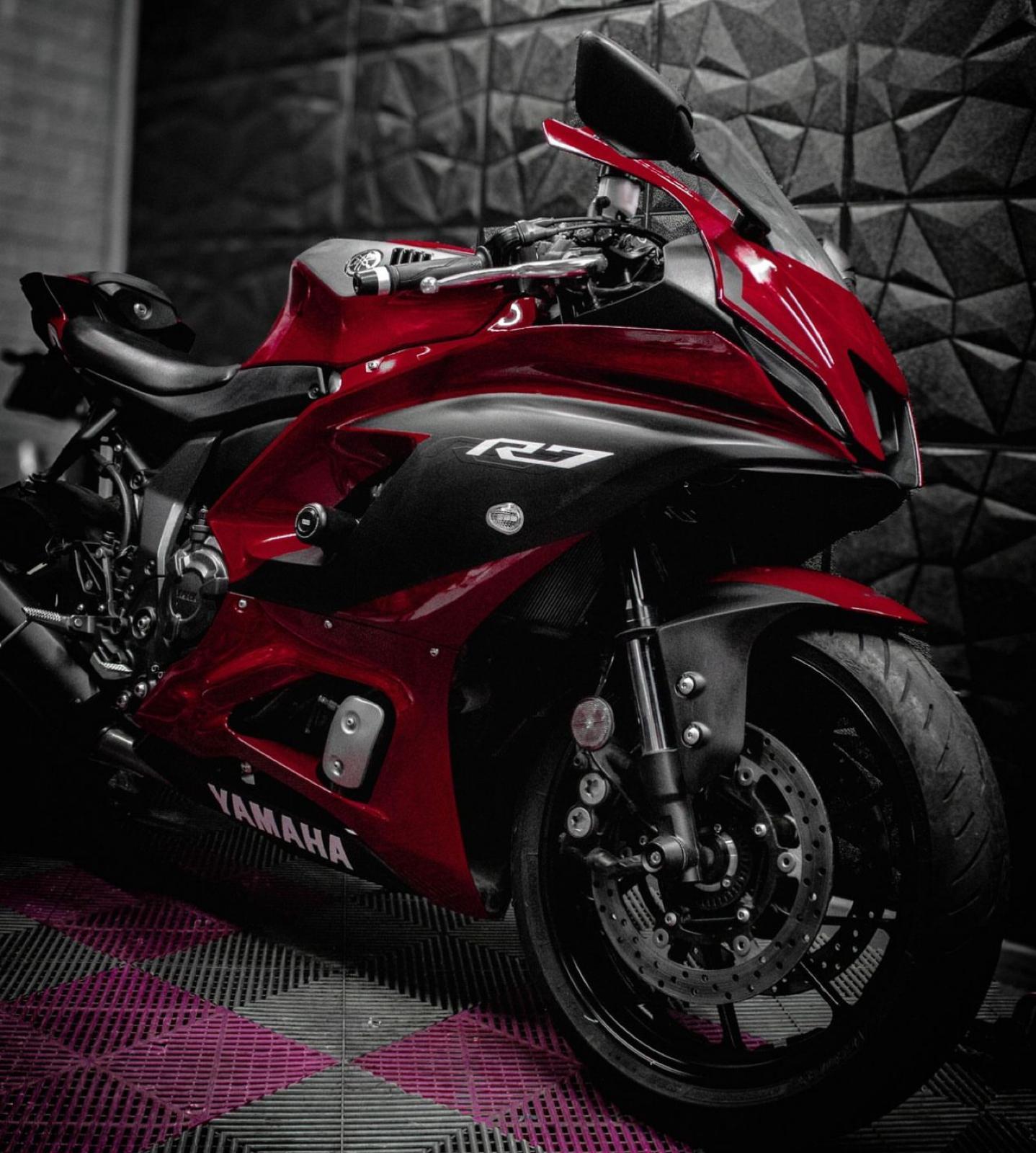 Motosiklet Kaplama Yamaha YZF-R7 Kırmızı Motosiklet Kaplaması 