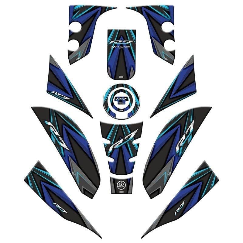 N250Yamaha YZF-R7 Takım Tank Pad