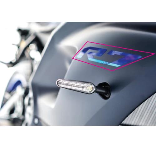 YZF R7Yamaha YZF-R7 Yan Grenaj Orijinal Sticker Etiket Modeli 1 ADET