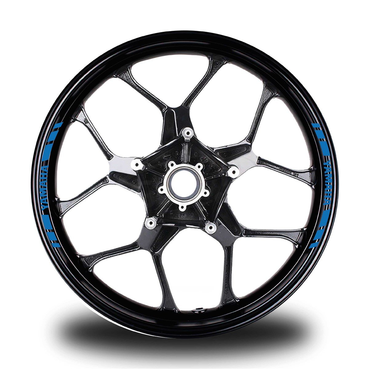 YAMAHAYAZILI KISA DIŞ ŞERİT 8'Lİ JANT STICKER MODELİ