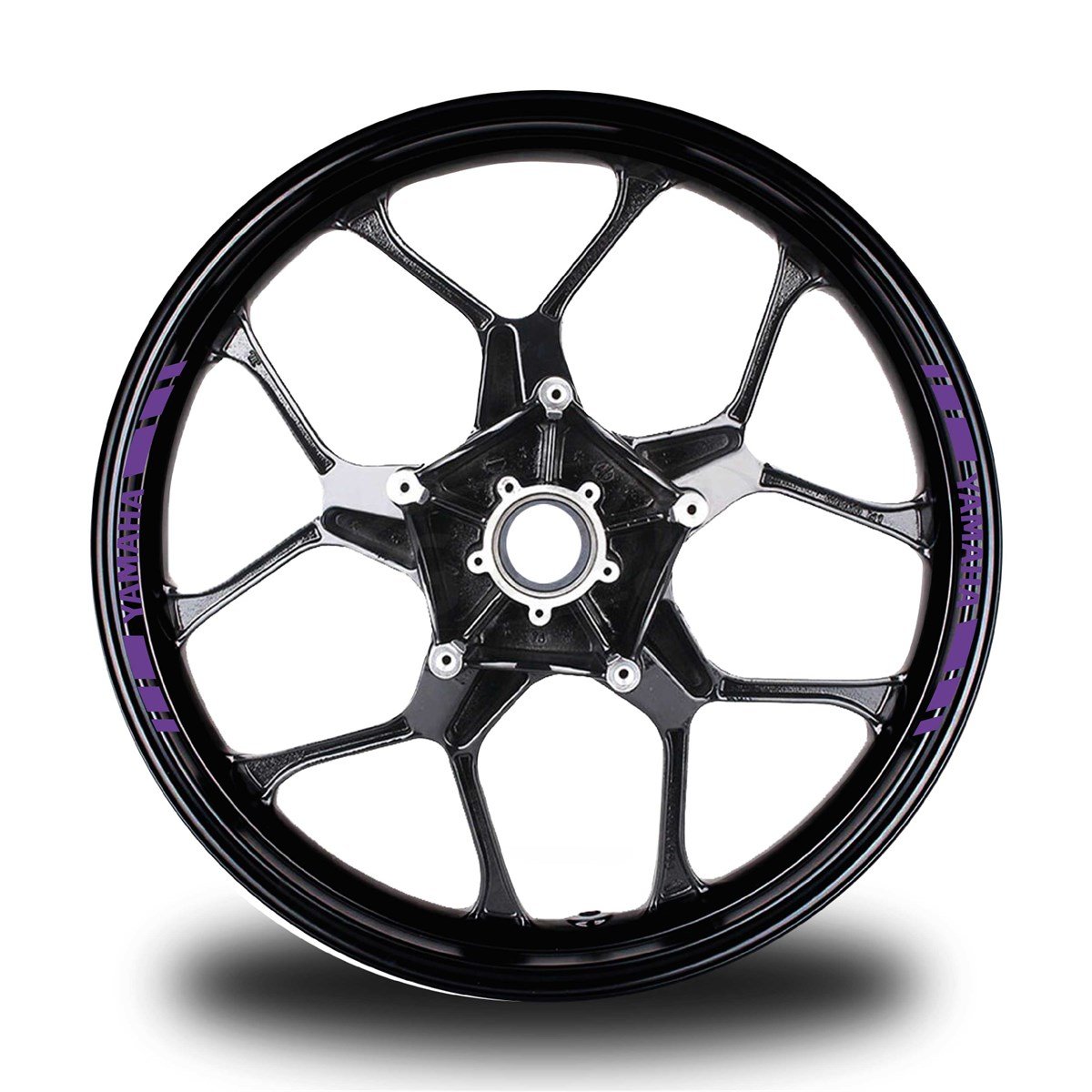 YAMAHAYAZILI KISA DIŞ ŞERİT 8'Lİ JANT STICKER MODELİ