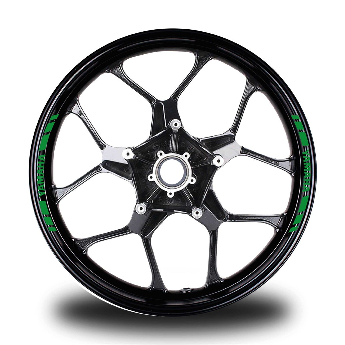 YAMAHAYAZILI KISA DIŞ ŞERİT 8'Lİ JANT STICKER MODELİ