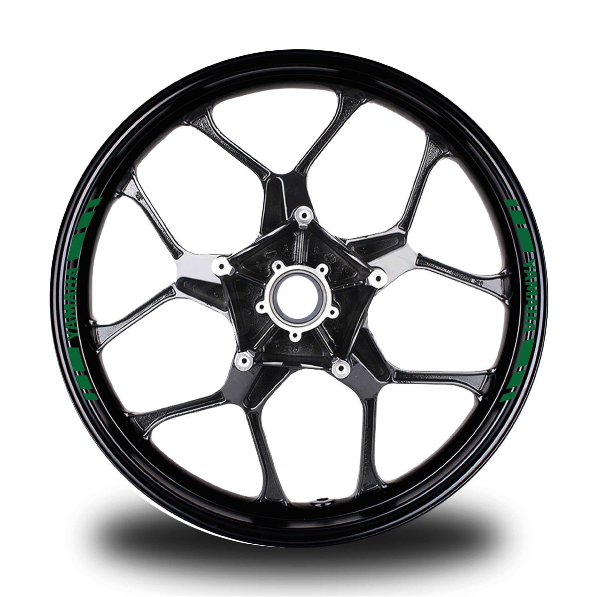 YAMAHAYAZILI KISA DIŞ ŞERİT 8'Lİ JANT STICKER MODELİ