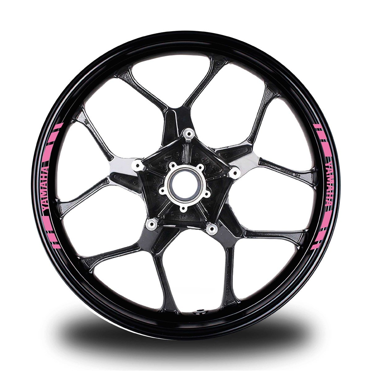 YAMAHAYAZILI KISA DIŞ ŞERİT 8'Lİ JANT STICKER MODELİ