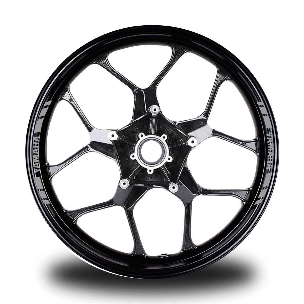 YAMAHAYAZILI KISA DIŞ ŞERİT 8'Lİ JANT STICKER MODELİ