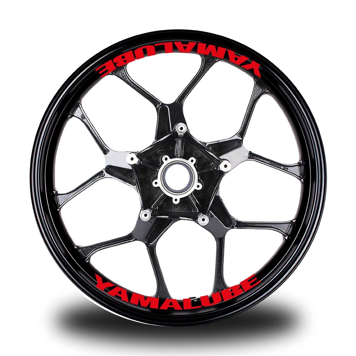 YAMALUBE Yazılı 8li Jant İçi Yazı Sticker Etiket