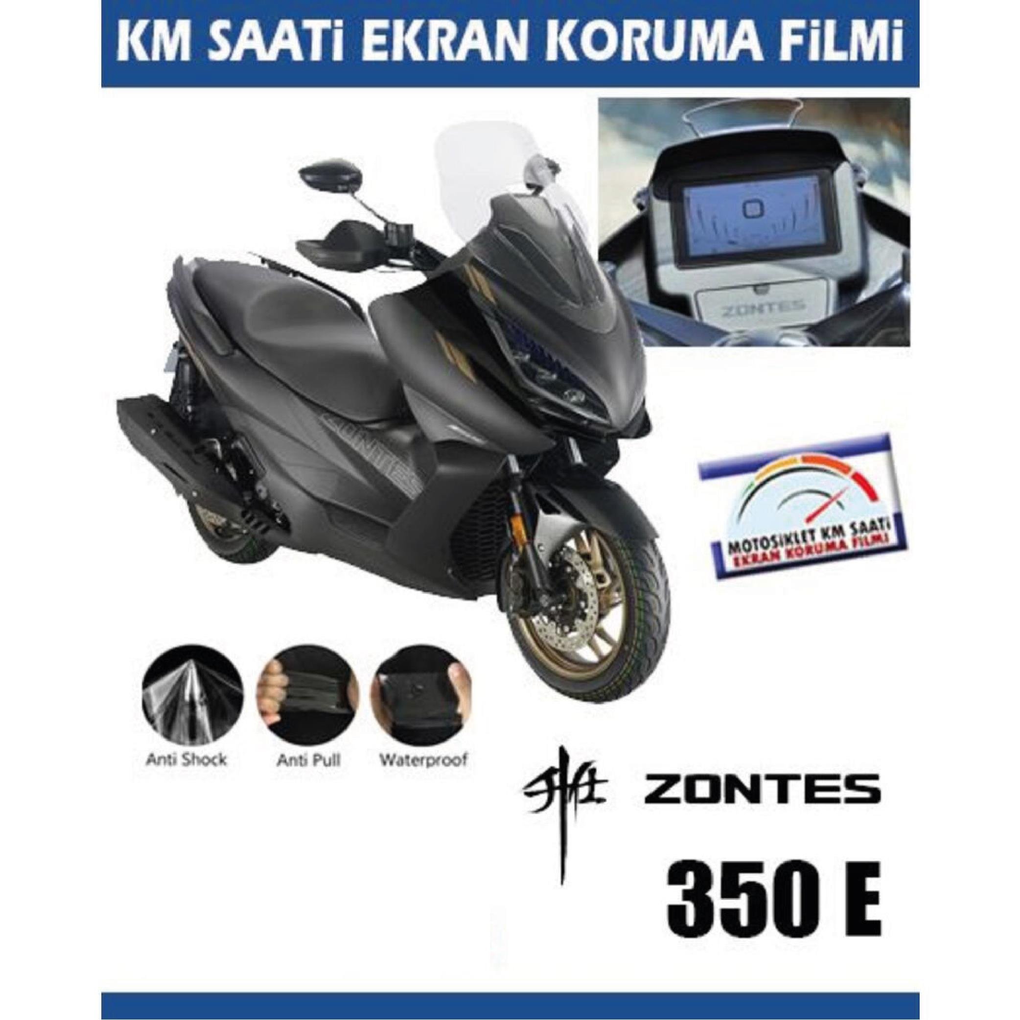 Ekran KorumasıZontes 350 E Motosiklet Ekran Km Koruyucu