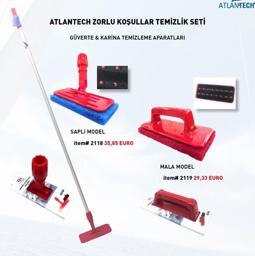 Atlantech Tekne Temizlik Seti
