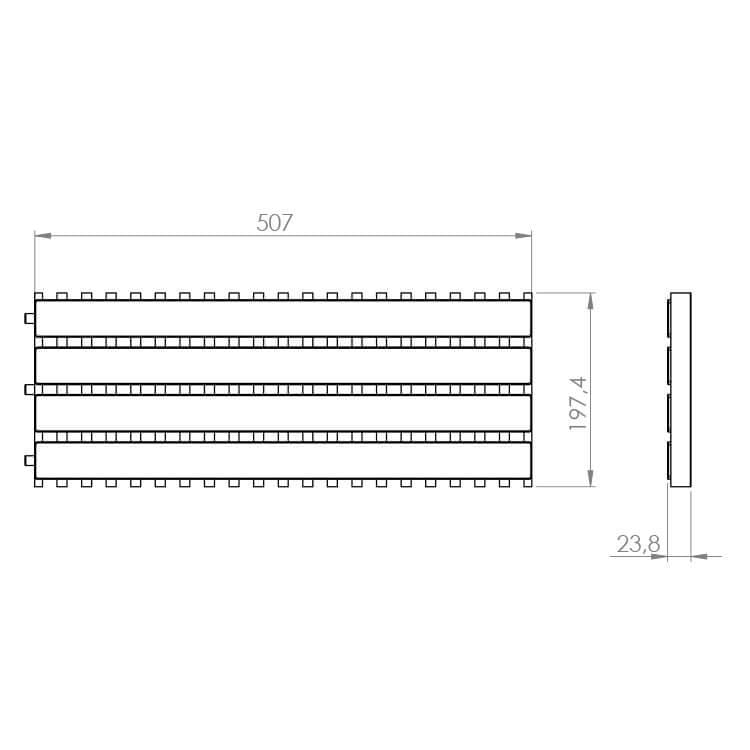 Blok Havuz Kenar Izgarası