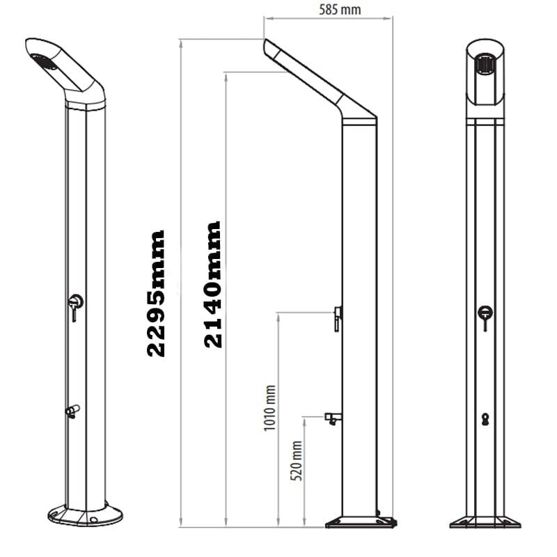 Gavarnie Havuz solar Duş