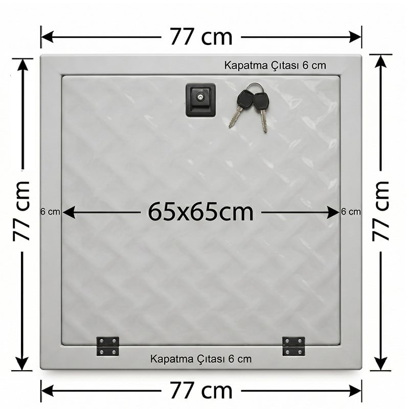 Havuz Kapağı 65x65 
