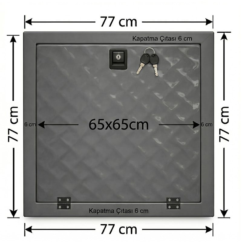 Havuz Kapağı 65x65 