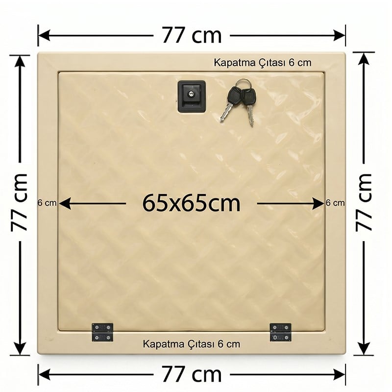 Havuz Kapağı 65x65 