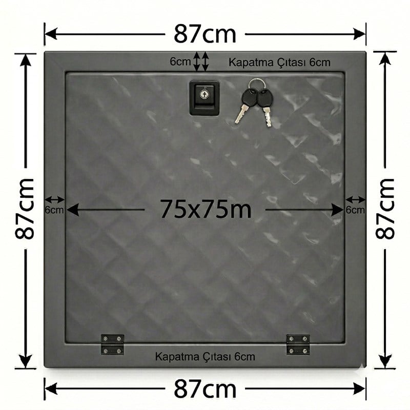 Havuz Kapağı 75x75