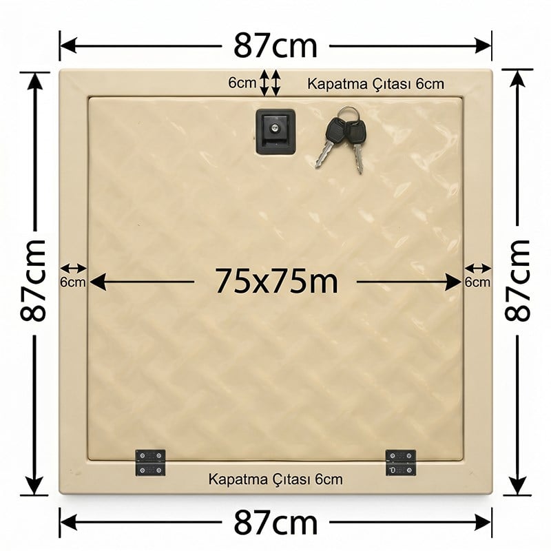 Havuz Kapağı 75x75