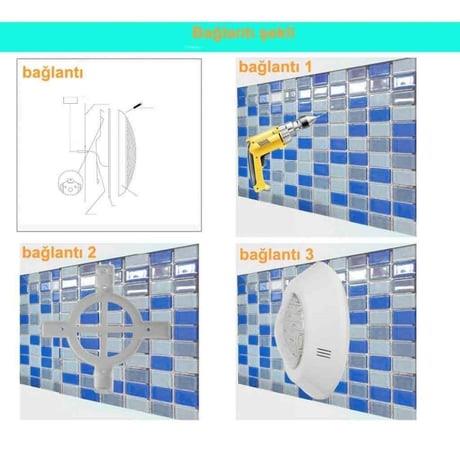 Havuz Led Aydınlatma Rgb K.Dönen (2 Kablolu)