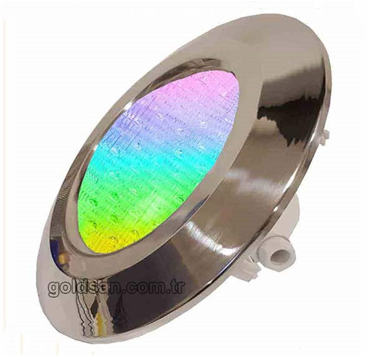 Kovanlı Havuz Lambası Krom Kaplamalı Power Ledli Rgb