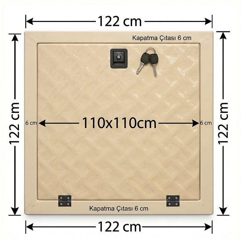 Polyester Havuz Kapağı 110x110