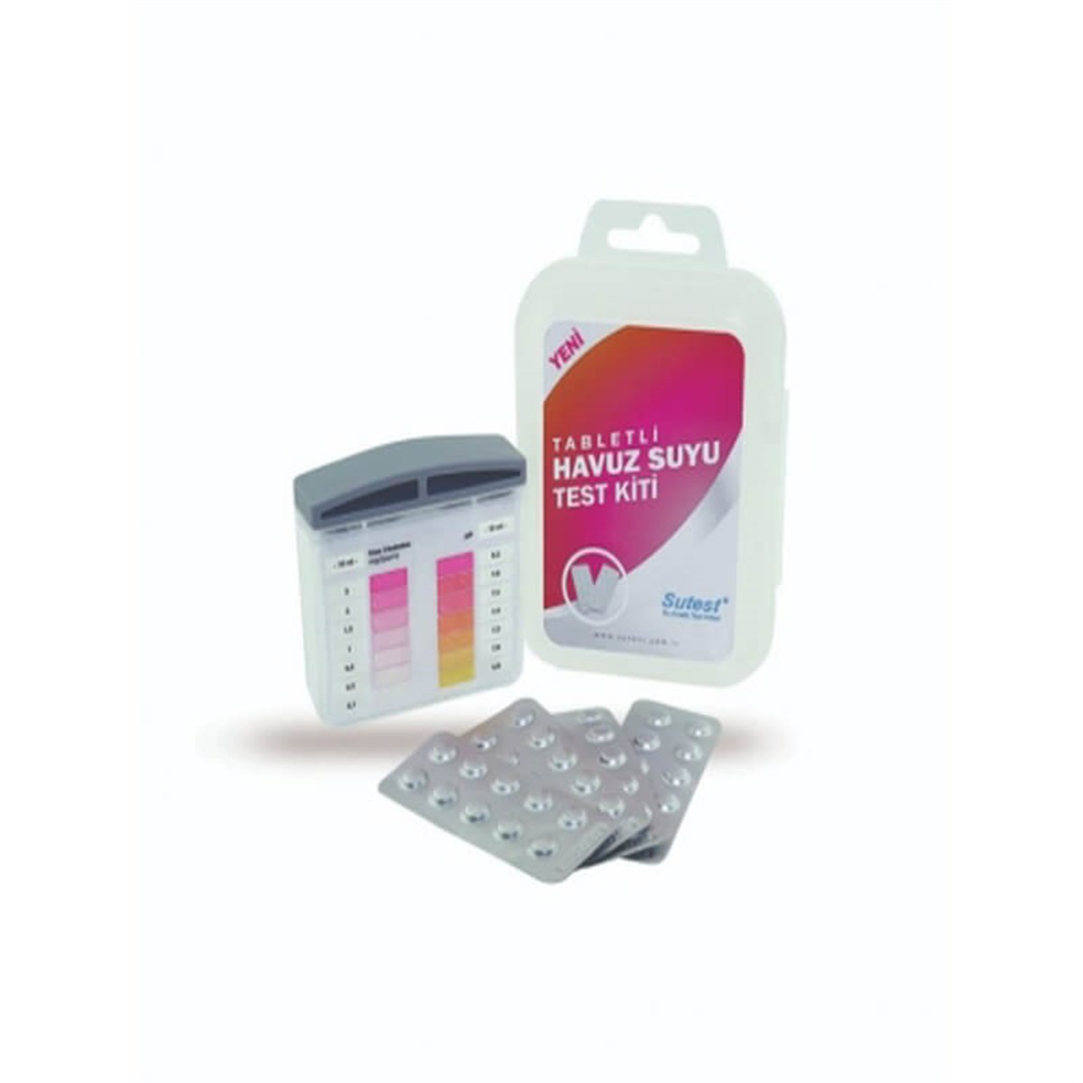 Sutest Havuz Suyu pH Tabletli Klor Ölçüm Kiti