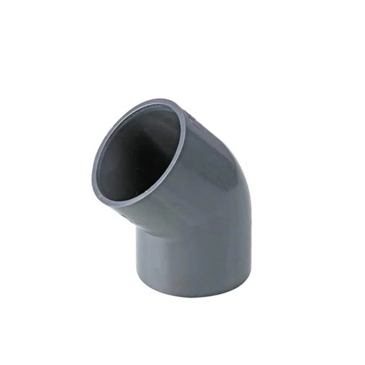 U-Pvc 45° Yapıştırma Muflu Dirsek