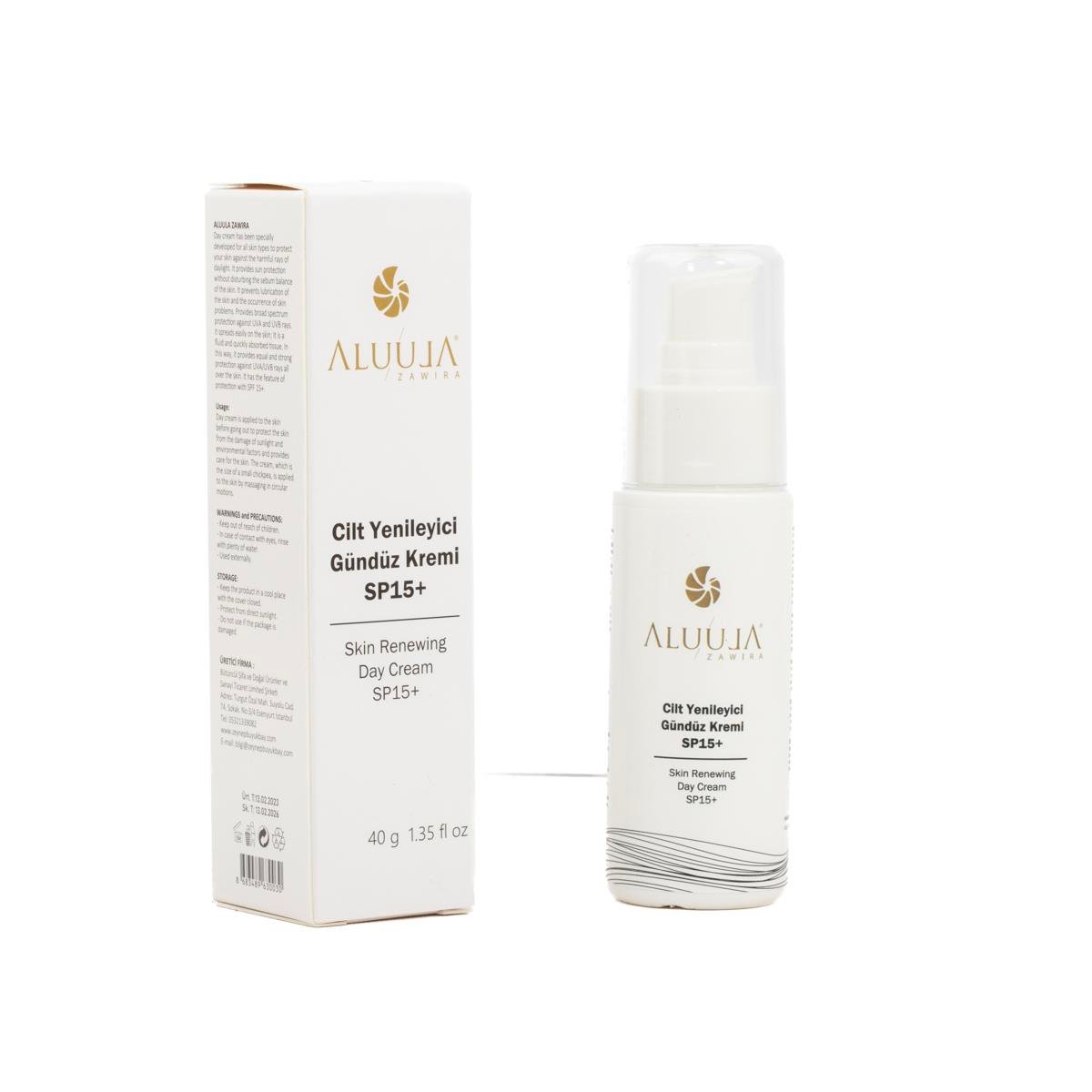Cilt Yenileyici Gündüz Krem + SPF15  (Güneşi Koruyucu Krem)