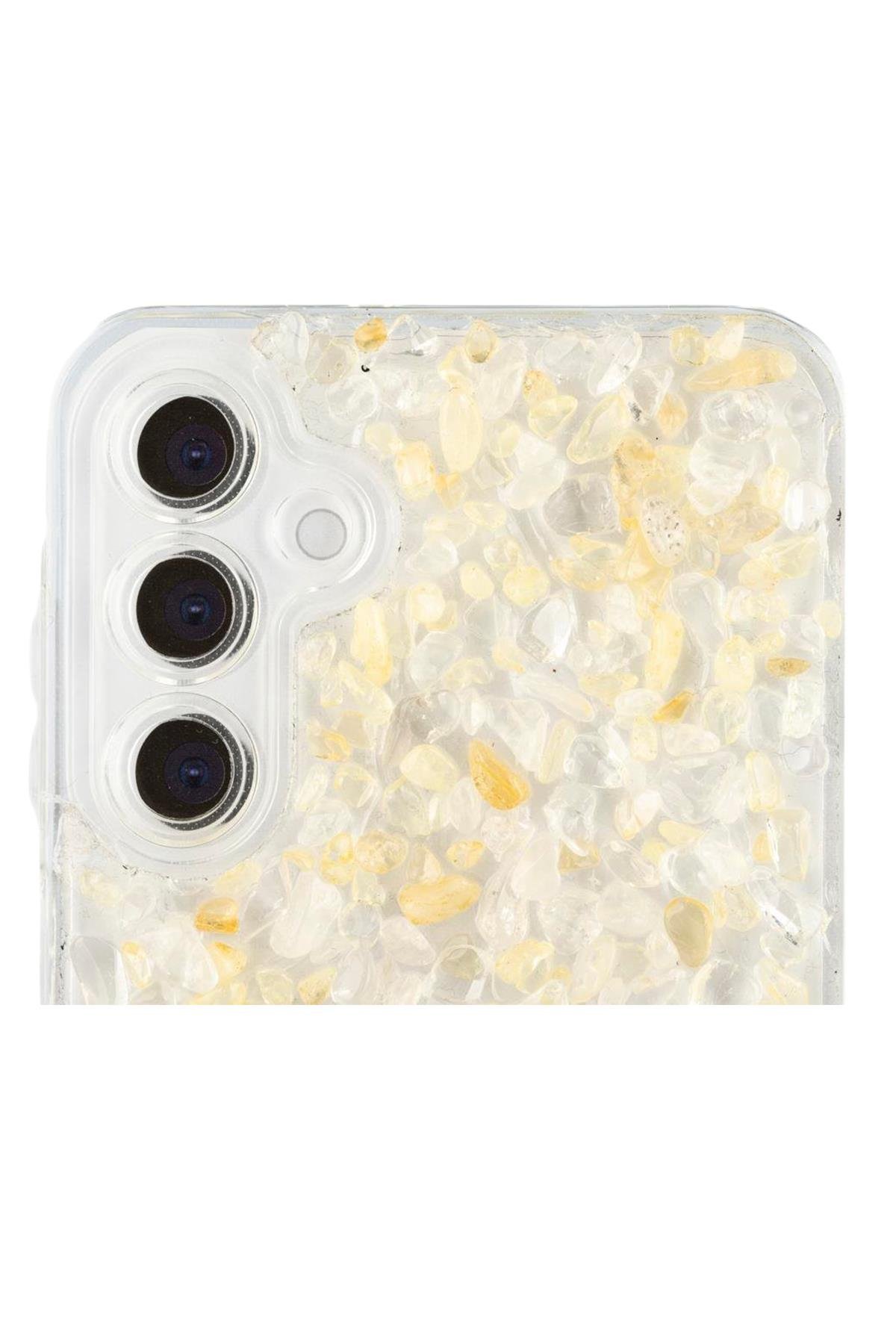 Samsung Galaxy A25 Sitrin-Kristal Kuvars Telefon Kılıfı