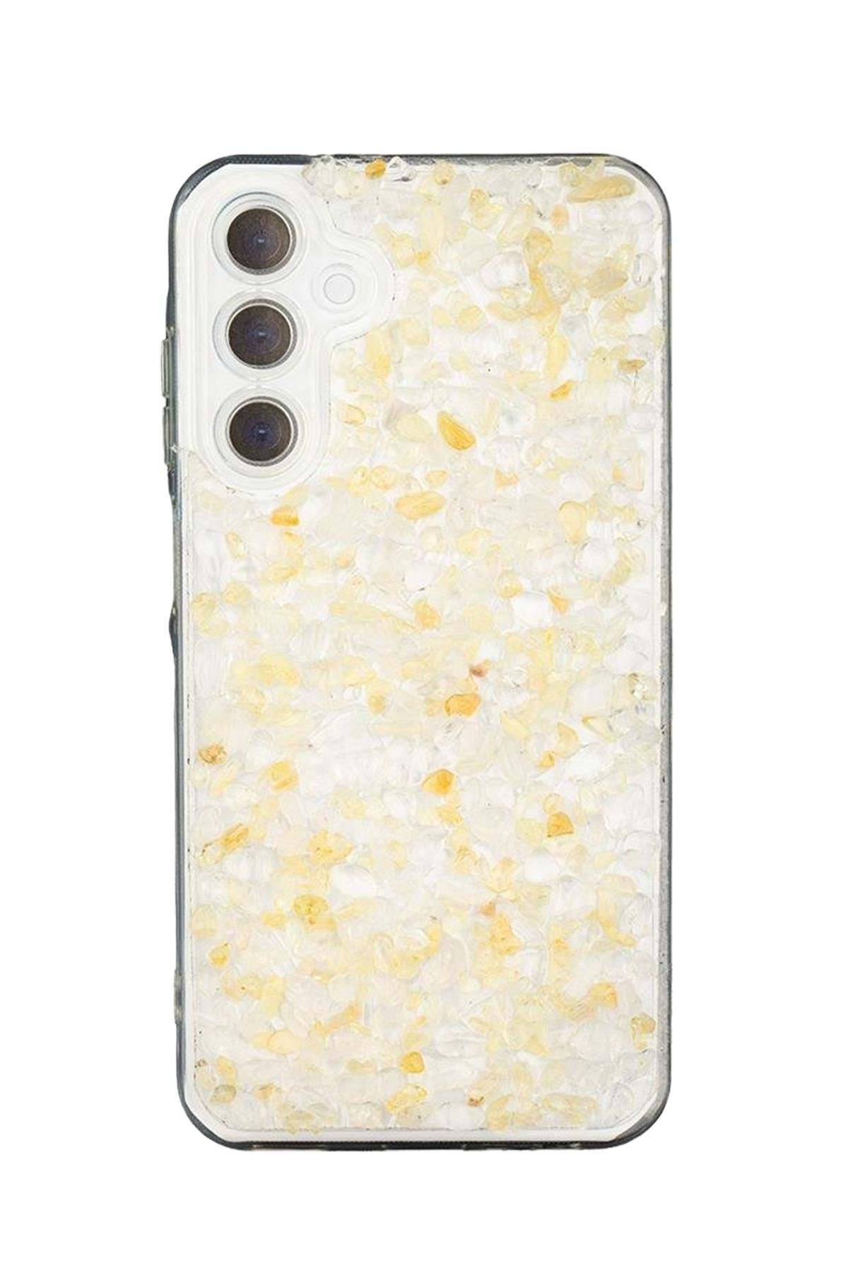 Samsung Galaxy A25 Sitrin-Kristal Kuvars Telefon Kılıfı