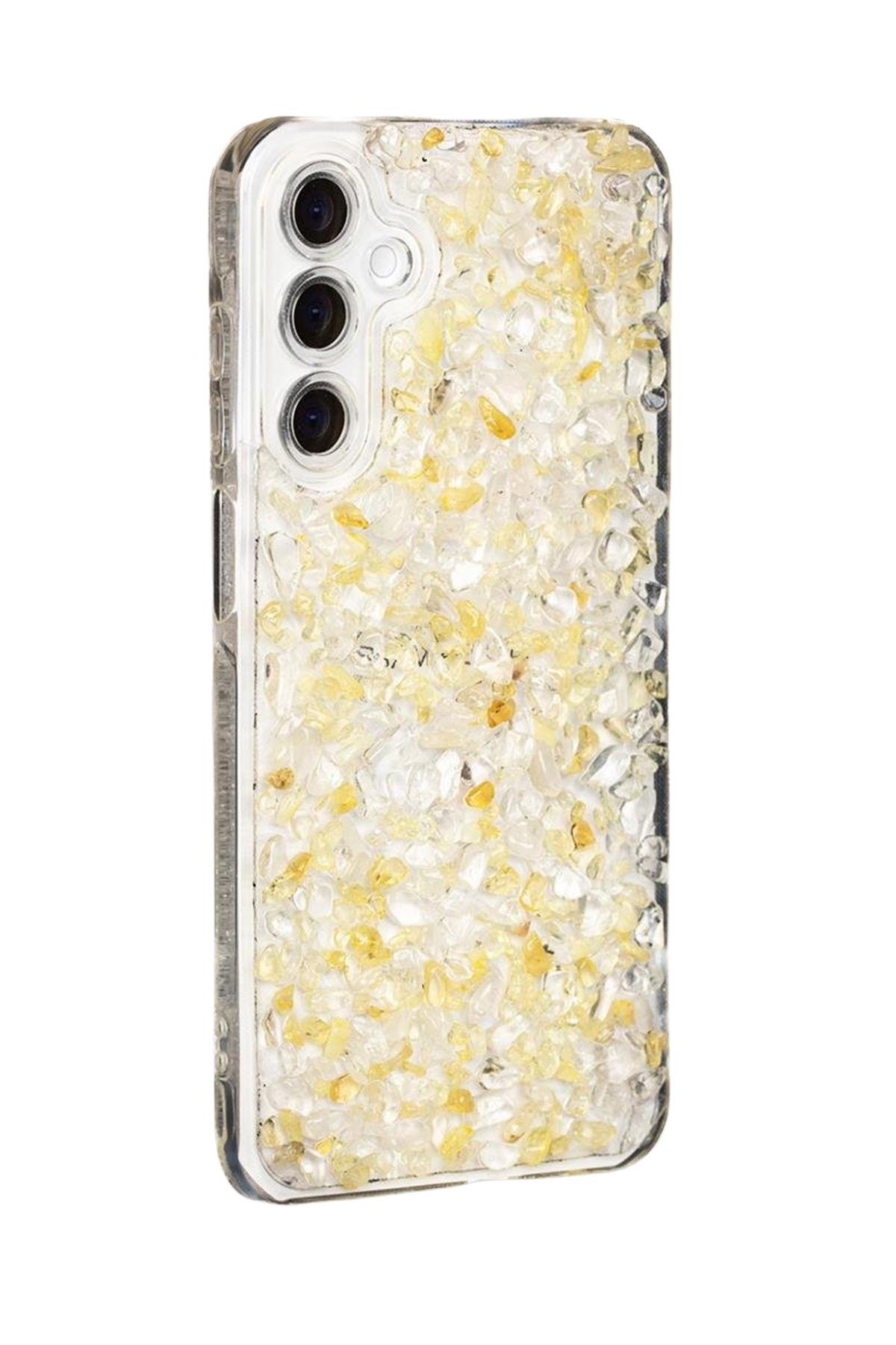 Samsung Galaxy A25 Sitrin-Kristal Kuvars Telefon Kılıfı